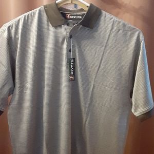 Divots Mens Short Sleeve Golf Shirt New with Tag XXL Pima Cotton Players Edition